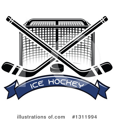 Royalty-Free (RF) Hockey Clipart Illustration by Vector Tradition SM - Stock Sample #1311994