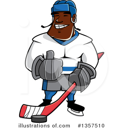 Hockey Clipart #1357510 by Vector Tradition SM