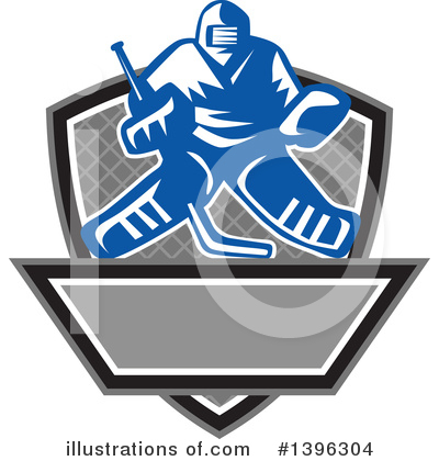 Ice Hockey Clipart #1396304 by patrimonio