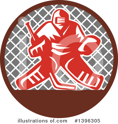 Ice Hockey Clipart #1396305 by patrimonio