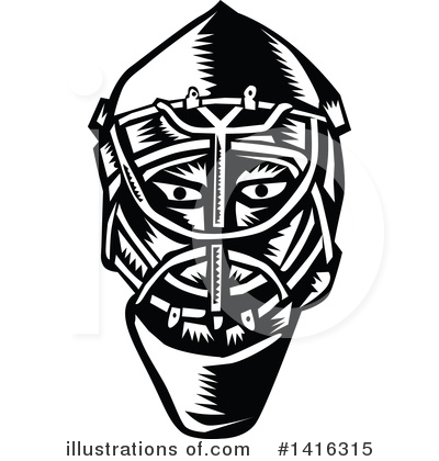 Royalty-Free (RF) Hockey Clipart Illustration by patrimonio - Stock Sample #1416315