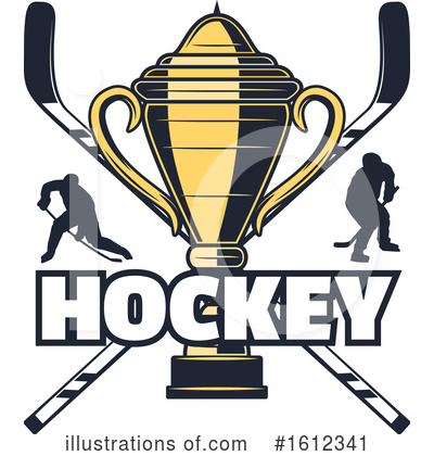 Royalty-Free (RF) Hockey Clipart Illustration by Vector Tradition SM - Stock Sample #1612341
