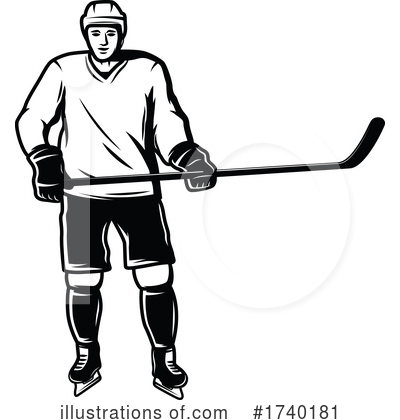 Royalty-Free (RF) Hockey Clipart Illustration by Vector Tradition SM - Stock Sample #1740181