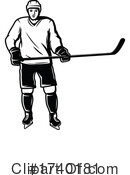 Hockey Clipart #1740181 by Vector Tradition SM
