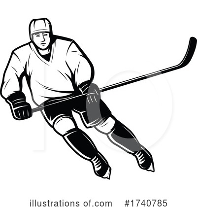 Royalty-Free (RF) Hockey Clipart Illustration by Vector Tradition SM - Stock Sample #1740785