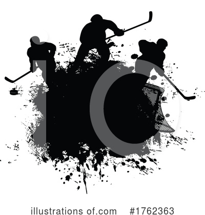 Hockey Player Clipart #1762363 by Vector Tradition SM