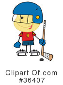 Hockey Clipart #36407 by Hit Toon
