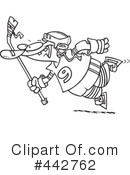 Hockey Clipart #442762 by toonaday