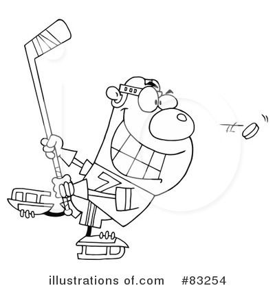 Hockey Clipart #83254 by Hit Toon