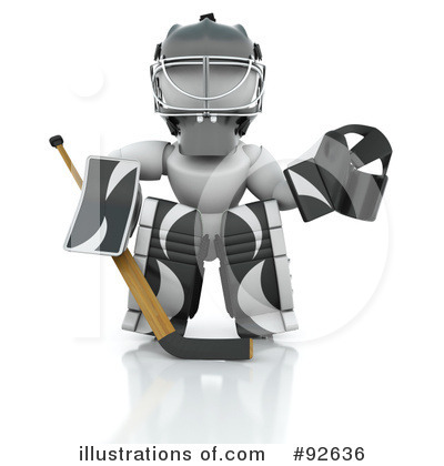 Royalty-Free (RF) Hockey Clipart Illustration by KJ Pargeter - Stock Sample #92636