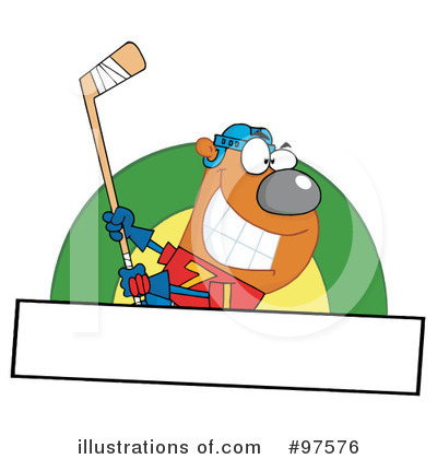 Hockey Clipart #97576 by Hit Toon