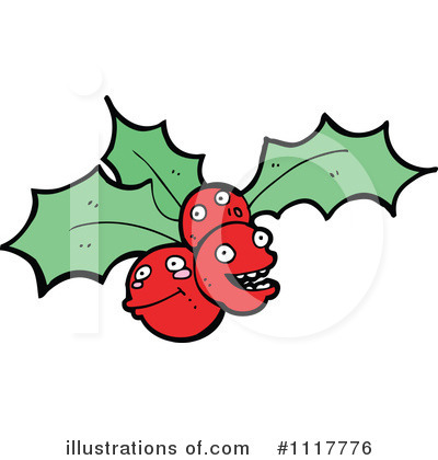 Royalty-Free (RF) Holly Clipart Illustration by lineartestpilot - Stock Sample #1117776