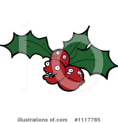 Royalty-Free (RF) Holly Clipart Illustration by lineartestpilot - Stock Sample #1117785