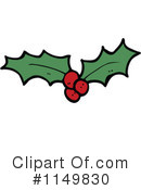 Holly Clipart #1149830 by lineartestpilot