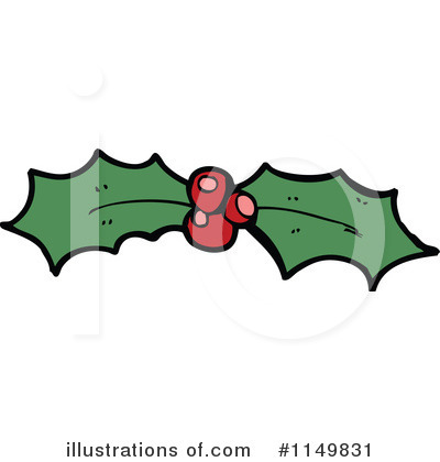 Royalty-Free (RF) Holly Clipart Illustration by lineartestpilot - Stock Sample #1149831