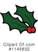 Holly Clipart #1149832 by lineartestpilot