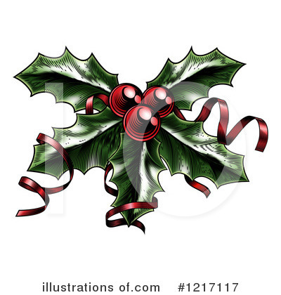 Christmas Holly Clipart #1217117 by AtStockIllustration