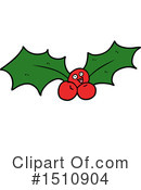Holly Clipart #1510904 by lineartestpilot