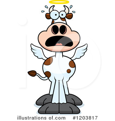 Royalty-Free (RF) Holy Cow Clipart Illustration by Cory Thoman - Stock Sample #1203817