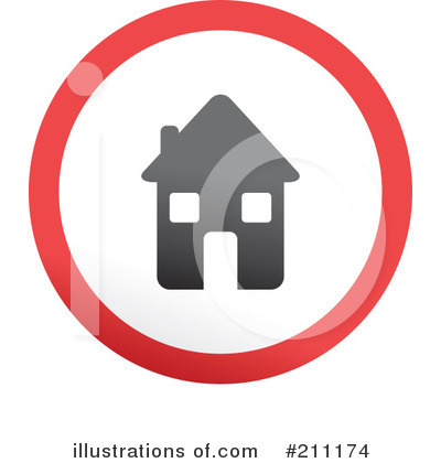 Royalty-Free (RF) Home Clipart Illustration by Prawny - Stock Sample #211174