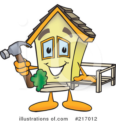 Home Mascot Clipart #217012 by Mascot Junction