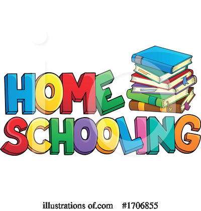 Royalty-Free (RF) Home School Clipart Illustration by visekart - Stock Sample #1706855