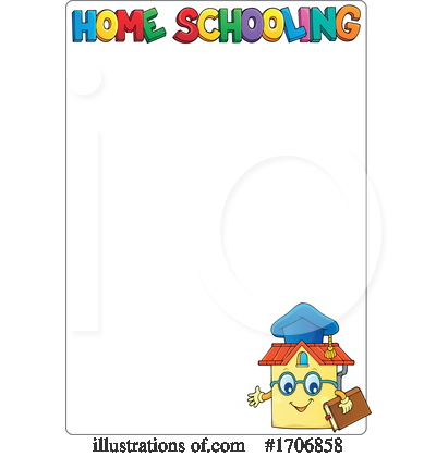 Royalty-Free (RF) Home School Clipart Illustration by visekart - Stock Sample #1706858