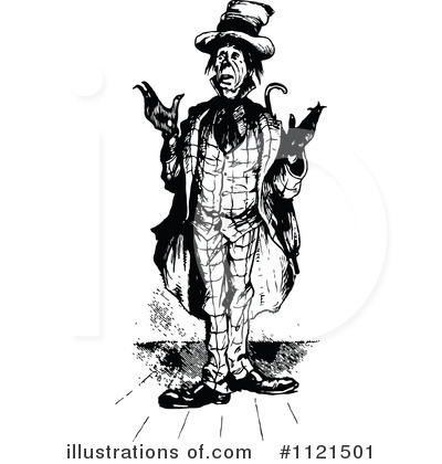 Royalty-Free (RF) Homeless Clipart Illustration by Prawny Vintage - Stock Sample #1121501