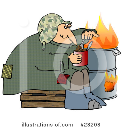 Royalty-Free (RF) Homeless Clipart Illustration by djart - Stock Sample #28208