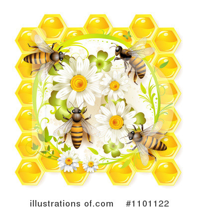 Honey Bee Clipart #1101122 by merlinul