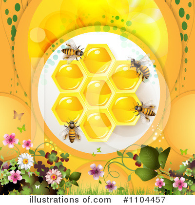 Royalty-Free (RF) Honey Clipart Illustration by merlinul - Stock Sample #1104457