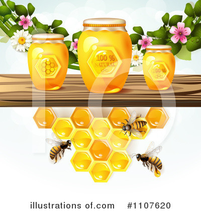 Royalty-Free (RF) Honey Clipart Illustration by merlinul - Stock Sample #1107620