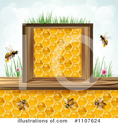 Royalty-Free (RF) Honey Clipart Illustration by merlinul - Stock Sample #1107624