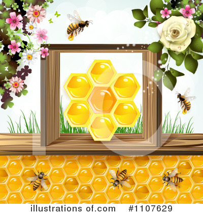 Royalty-Free (RF) Honey Clipart Illustration by merlinul - Stock Sample #1107629