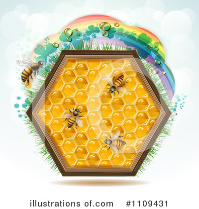 Royalty-Free (RF) Honey Clipart Illustration by merlinul - Stock Sample #1109431