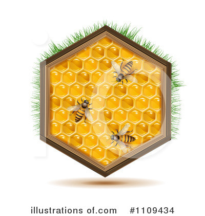 Royalty-Free (RF) Honey Clipart Illustration by merlinul - Stock Sample #1109434