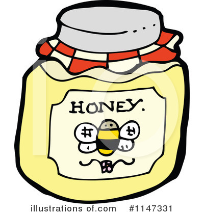Royalty-Free (RF) Honey Clipart Illustration by lineartestpilot - Stock Sample #1147331