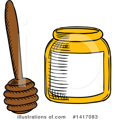 Royalty-Free (RF) Honey Clipart Illustration by Vector Tradition SM - Stock Sample #1417083