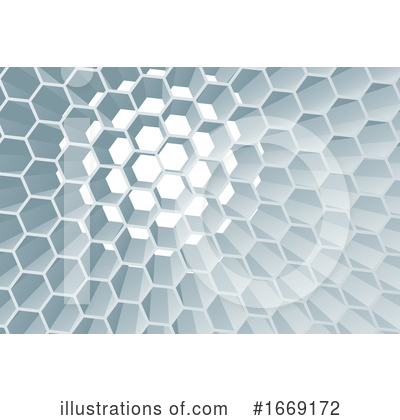 Hexagon Clipart #1669172 by AtStockIllustration