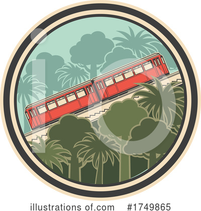 Tram Clipart #1749865 by Vector Tradition SM