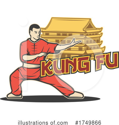 Kung Fu Clipart #1749866 by Vector Tradition SM
