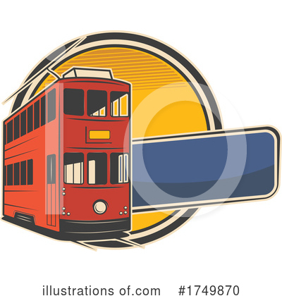 Double Decker Clipart #1749870 by Vector Tradition SM