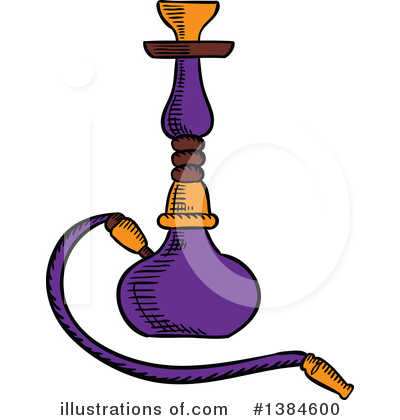 Hookah Clipart #1384600 by Vector Tradition SM