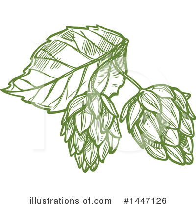 Hops Clipart #1447126 by Vector Tradition SM