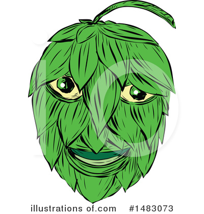 Green Man Clipart #1483073 by patrimonio
