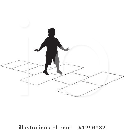 Royalty-Free (RF) Hopscotch Clipart Illustration by Lal Perera - Stock Sample #1296932