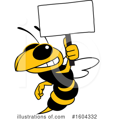 Royalty-Free (RF) Hornet Clipart Illustration by Mascot Junction - Stock Sample #1604332