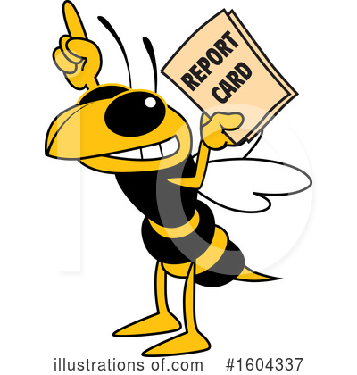 Royalty-Free (RF) Hornet Clipart Illustration by Mascot Junction - Stock Sample #1604337