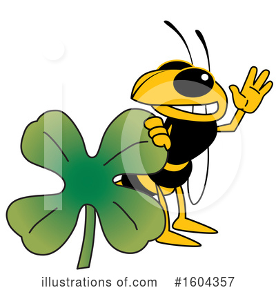 Yellow Jacket Clipart #1604357 by Mascot Junction