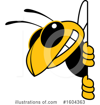 Yellow Jacket Clipart #1604363 by Mascot Junction